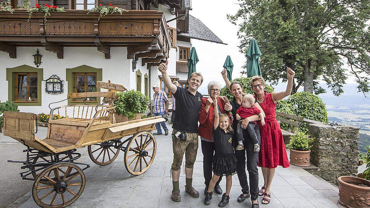 Gastro-Familie Skorianz freut sich über den ersten Platz