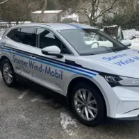 Das „Wind-Mobil“ ist in der Stanz unterwegs