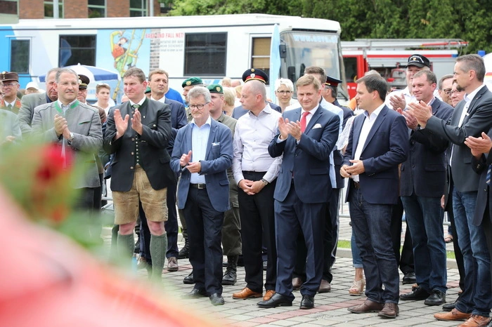 Auch Landeshauptmann-Stellvertreter Michael Schickhofer war nach Leoben gekommen, um sich von den Leistungen der regionalen Einsatzorganisationen zu überzeugen.