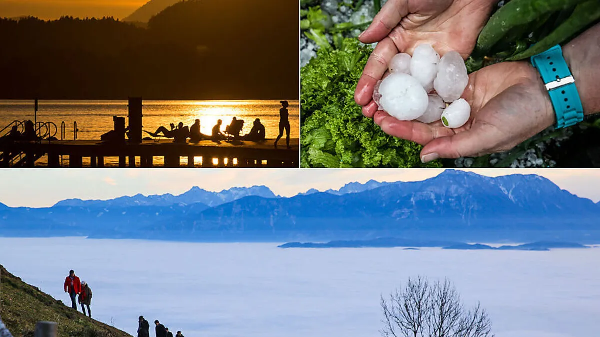 Ein Jahr der Hitze, des Hagels und des Nebels