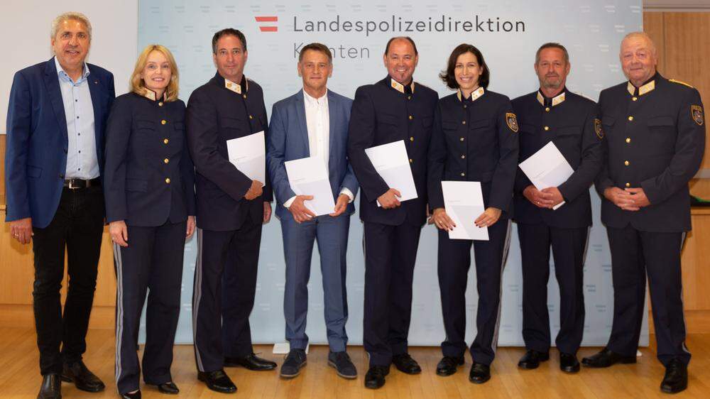 Wurden in Leitungsfunktionen bestellt: Erich Darmann, Peter Biedermann, Wolfgang Smole, Kerstin Nemetz sowie Adolf Flagg