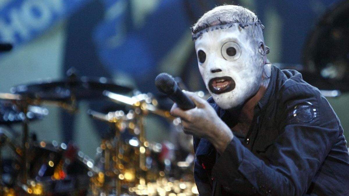 Slipknot-Sänger Corey Taylor bei m Nova Rock 2009.