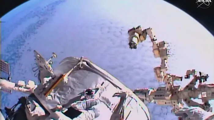 Astronauten im Außeneinsatz