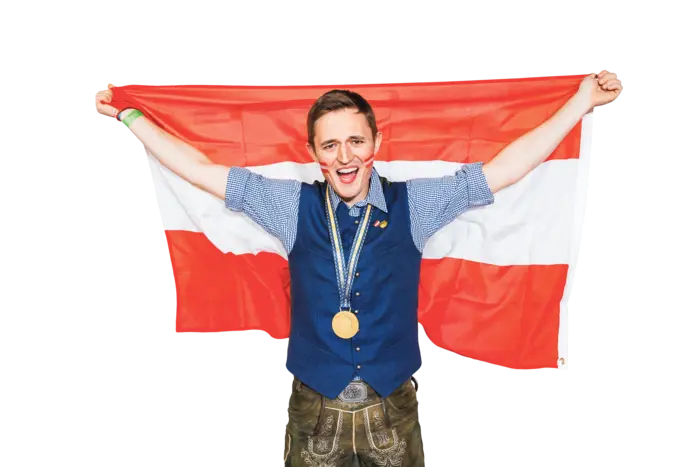 Der Ennstaler Florian Gruber 
ist der beste Fliesenleger
(-meister) der Welt! Er hat bei den WorldSkills 2024 in Lyon Gold für Österreich geholt