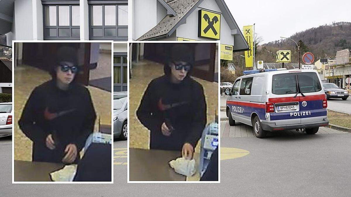 Dieser junge Räuber überfiel die Raiffeisenbank in der Wetzelsdorfer Straße