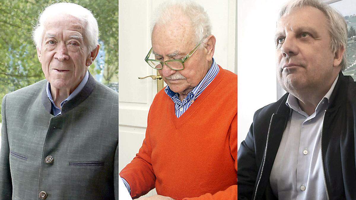 Helmut Pichler, Manfred Schlögl und Werner Gutzwar