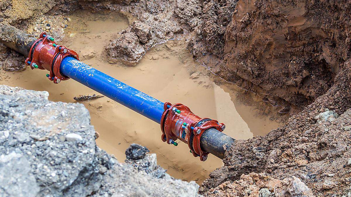 Der Schaden am Wasserrohr (Sujetbild) wurde erst nach Jahren entdeckt