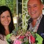 FamiliJa-Geschäftsführerin Ursula Blunder erhielt von Obmann Hans Sagerschnig Blumen und Dank für ihr Engagement