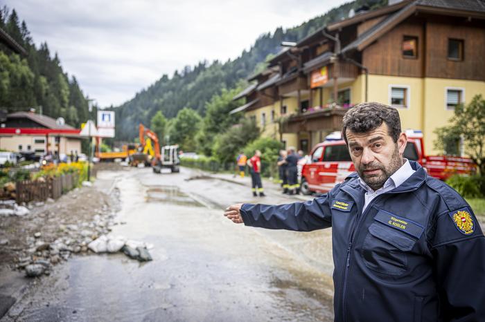 Bürgermeister Gottfried Kogler ist seit Sonntagabend ununterbrochen im Einsatz