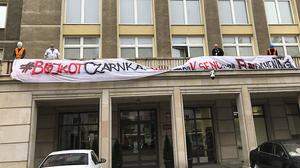Klinikprotest in Warschau