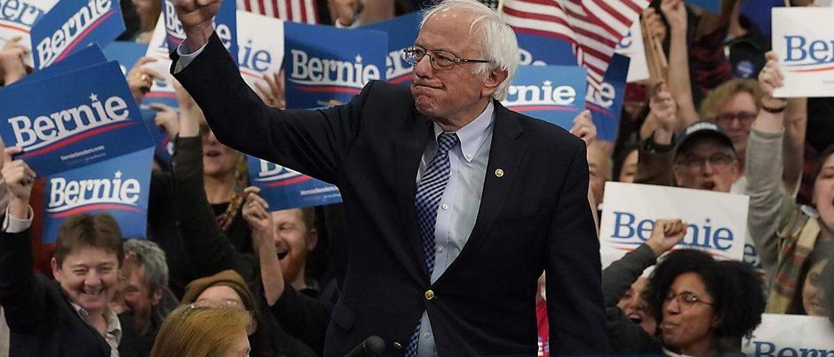 Bernie Sanders feiert in New Hampshire