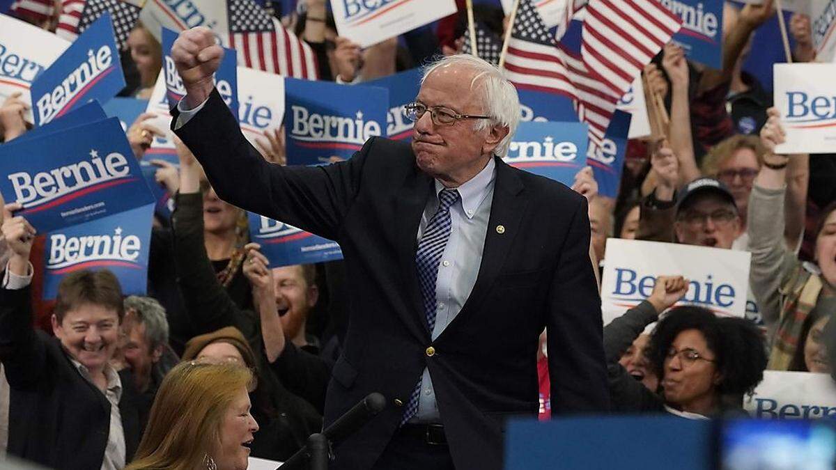 Bernie Sanders feiert in New Hampshire