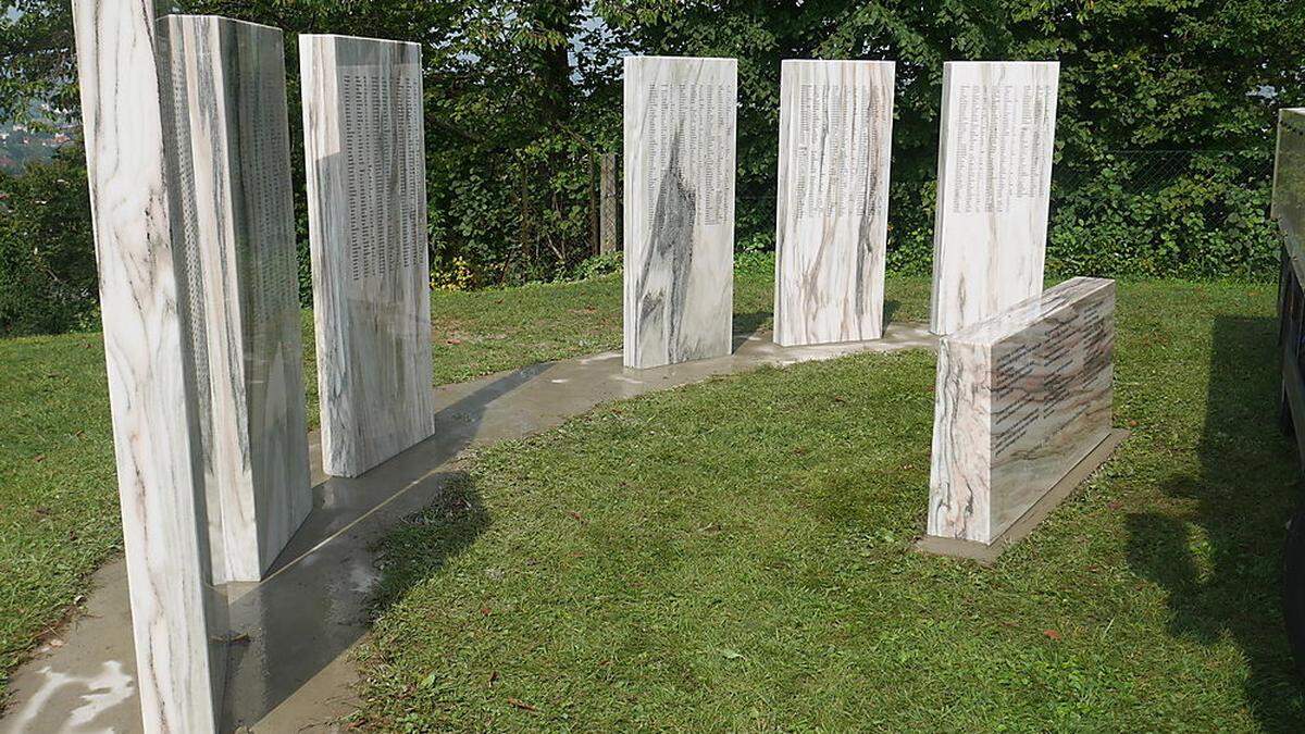 Das Ruthenen-Denkmal am Soldatenfriedhof in Wolfsberg-Priel