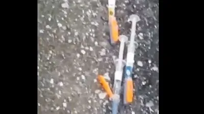 In der Sattnitz wurden neuerlich Spritzen entdeckt