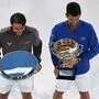 Rafael Nadal und Novak Djokovic