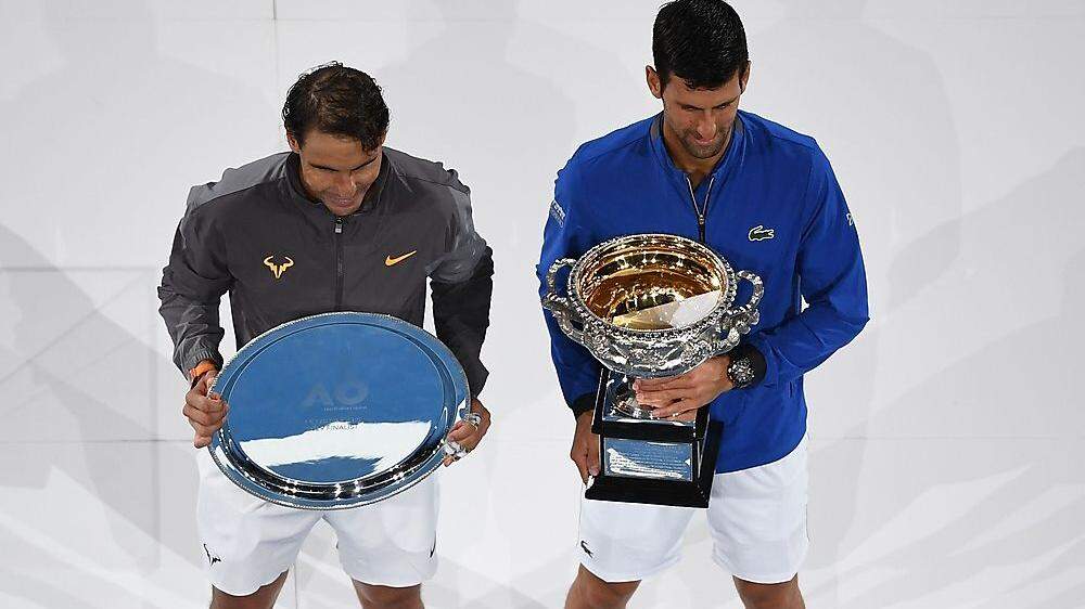 Rafael Nadal und Novak Djokovic