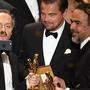 Emmanuel Lubezki, Leonardo DiCaprio und Alejandro Gonzalez Inarritu