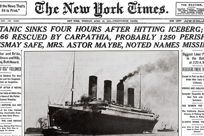 Der Untergang der "Titanic" ist die wohl bekannteste Katastrophe der Seefahrt: Nach der Kollision mit einem Eisberg auf seiner Jungfernfahrt von Southampton in England nach New York sank der Luxusdampfer in der Nacht auf den 15. April 1912. Rund 1500 der mehr als 2200 Menschen an Bord kamen ums Leben. Das Wrack war 1985 südöstlich der kanadischen Provinz Neufundland auf dem Grund des Atlantischen Ozeans entdeckt worden.
