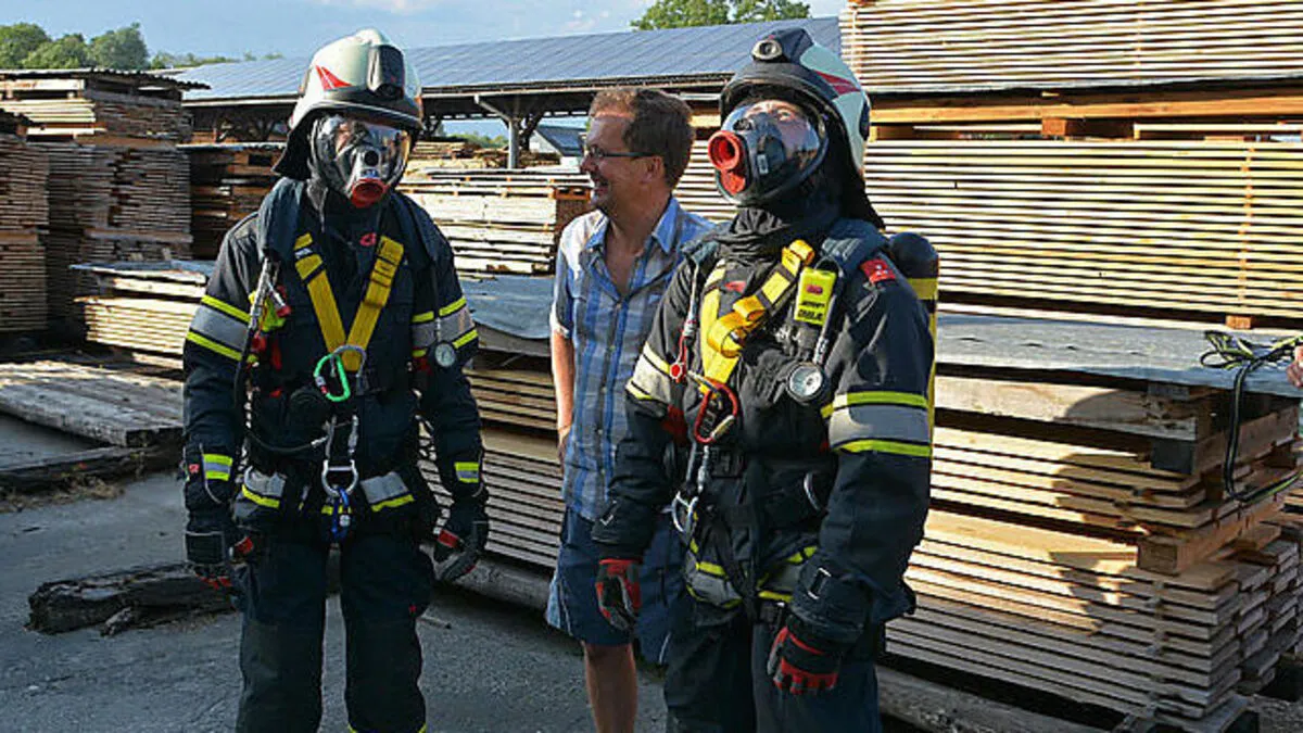Insgesamt waren 14 Feuerwehren im Einsatz