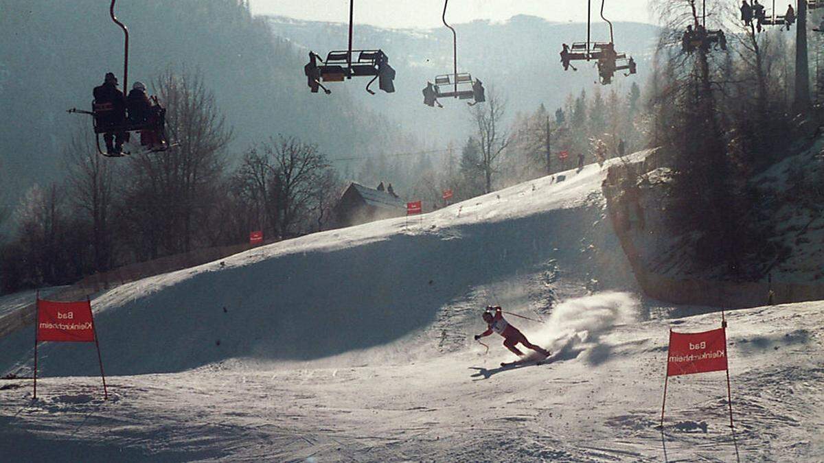 Die Abfahrten begeisterten die Zuschauer bei Weltcuprennen in Bad Kleinkirchheim damals wie heute