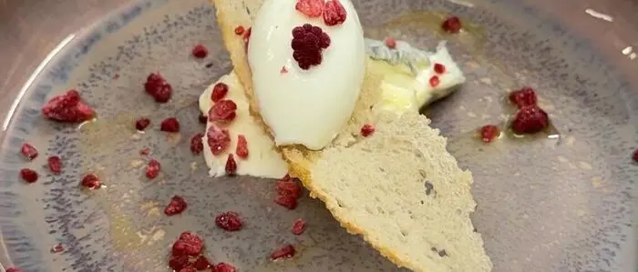 Schafkäse in außergewöhnlicher Form