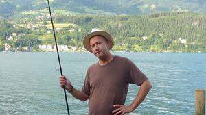 René Freund als passionierter Fischer am Millstätter See