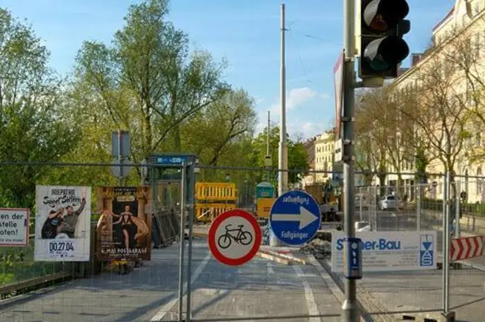 ... oder hier am Kaiser-Franz-Josef-Kai...