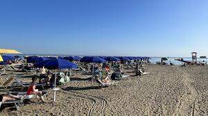 Sonnengenuss am Strand von Grado