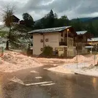 Besonders Wagrain war von dem starken Hagel betroffen