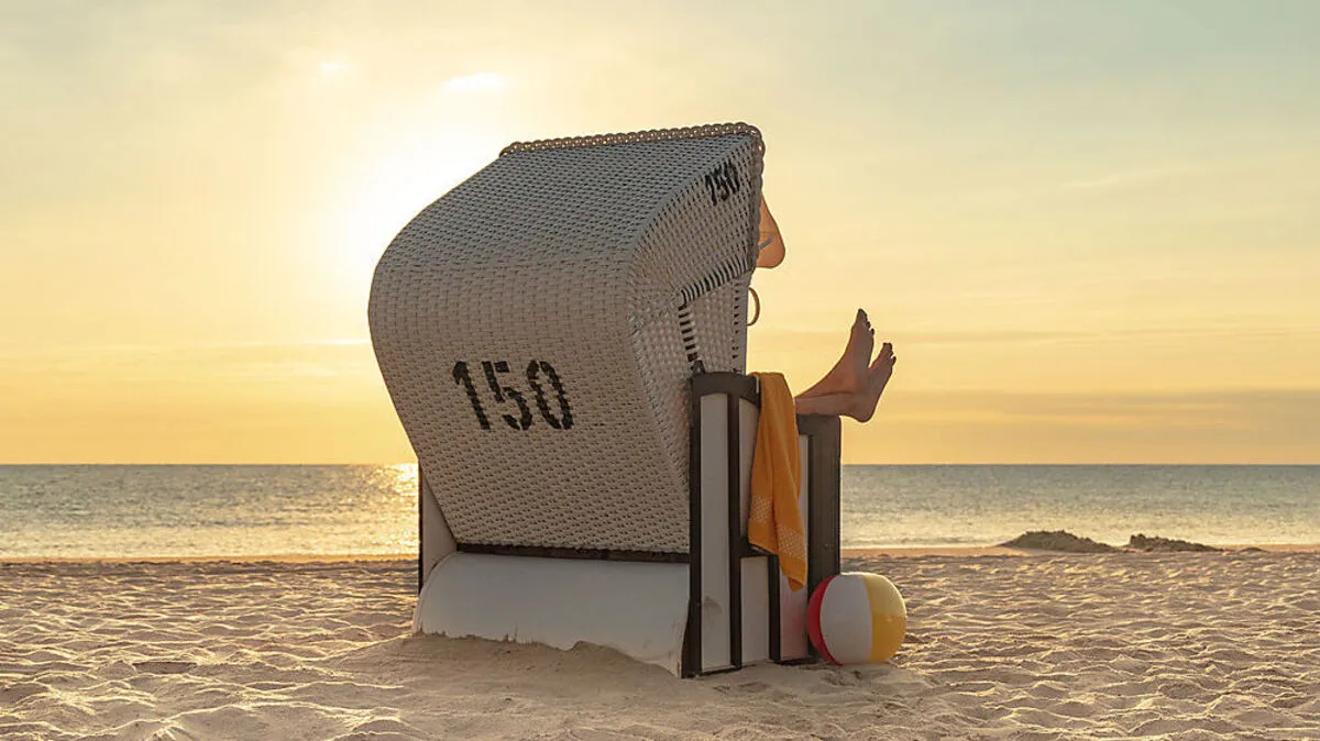 Die Strandkörbe sind ein Wahrzeichen der Ostseeinsel Usedom