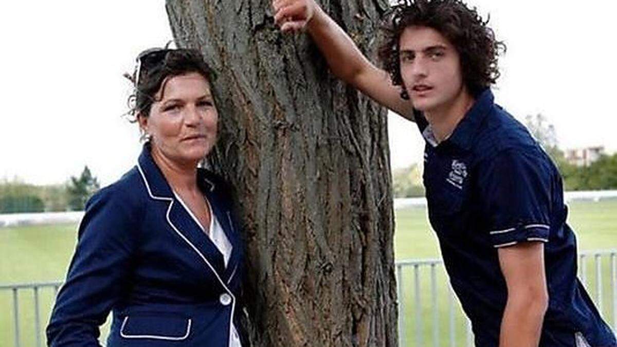 Veronique und Adrien Rabiot