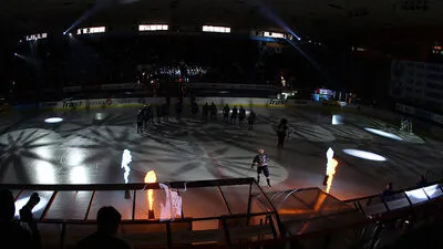 Im "Dom Sportova" sind die Lichter aus