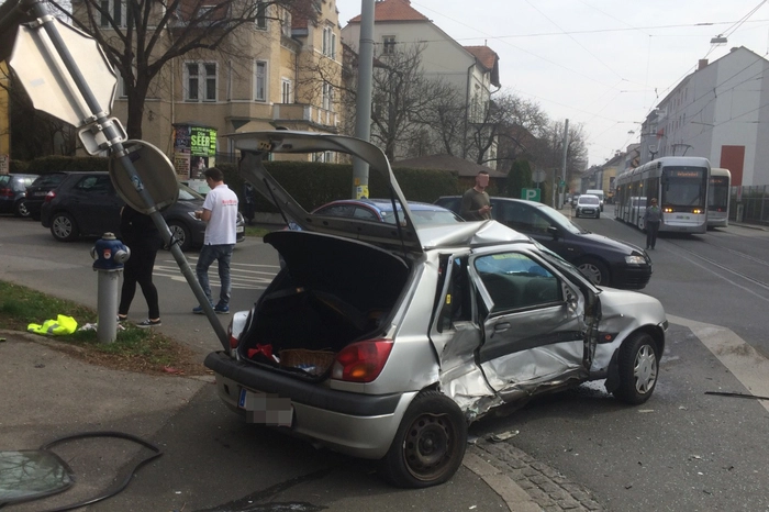 Der Zwischenfall ereignete sich an der Ecke Straßgangerstraße/Eckertstraße.