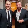 Barylli mit Strache bei der Premiere von "5 Männer" in der Freien Bühne Wieden 