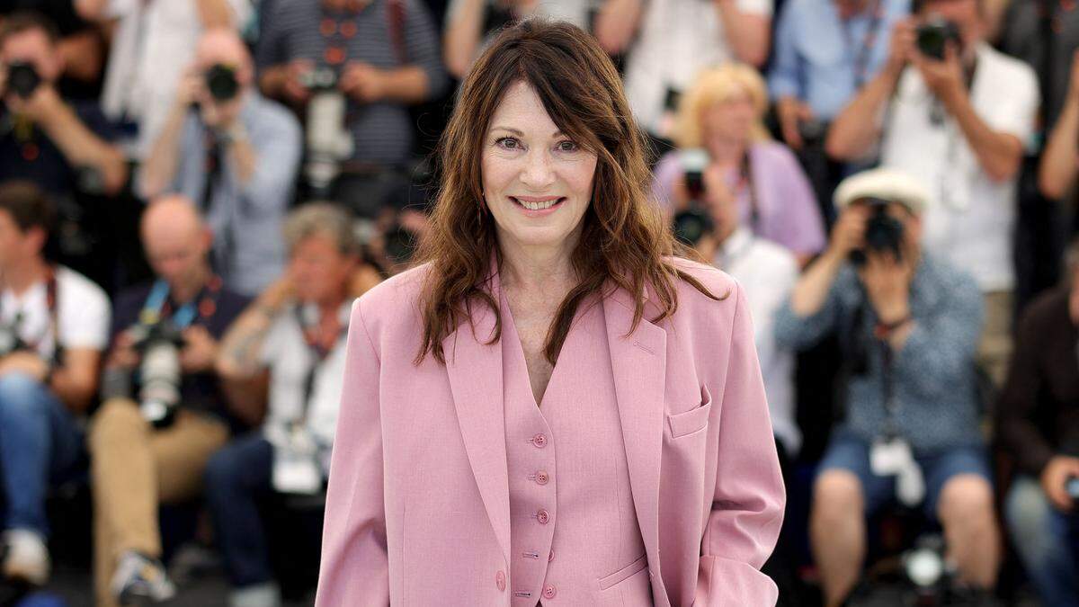 Iris Berben bei der Präsentation des heuer in Cannes ausgezeichneten Films „Triangle of Sadness“  