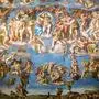 Das jüngste Gericht, Wandmalerei von Michelangelo in der Sixtinischen Kapelle, Sixtina, Vatikanische Museen, Vatikan, Rom, Latium, Italien, Europa iblmra03923652.jpg Bitte beachten Sie die gesetzlichen Bestimmungen des deutschen Urheberrechtes hinsichtlich der Namensnennung des Fotografen im direkten Umfeld der Veröffentlichung!