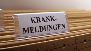 Eine alte Krankenstandsbestätigung hat der Lehrling fotografiert und dann verfälscht