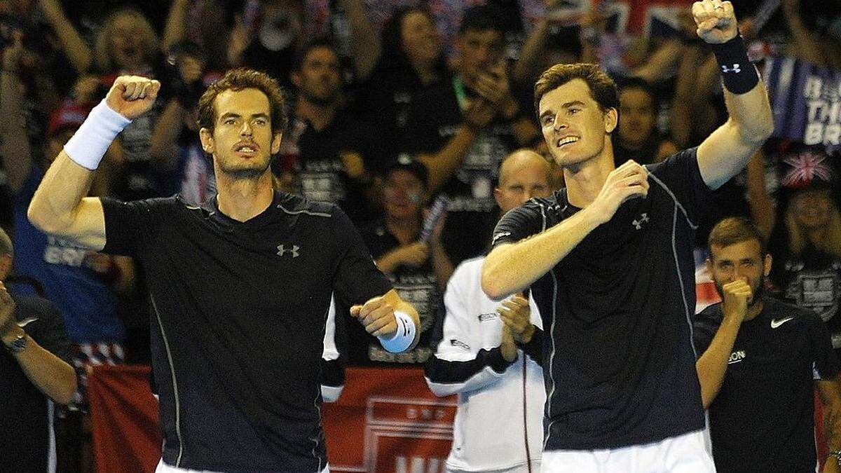 Andy und Jamie Murray