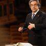 Riccardo Muti dirigiert heute das Konzert ohne Publikum (Aufnahme von Probe)