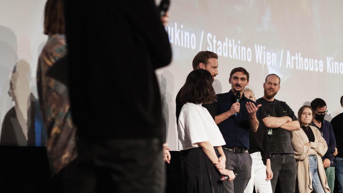 Filmproduzent Chris Dohr bei der Premiere von Interchange im Gartenbaukino in Wien