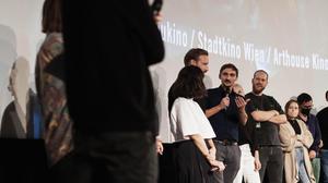 Filmproduzent Chris Dohr bei der Premiere von Interchange im Gartenbaukino in Wien