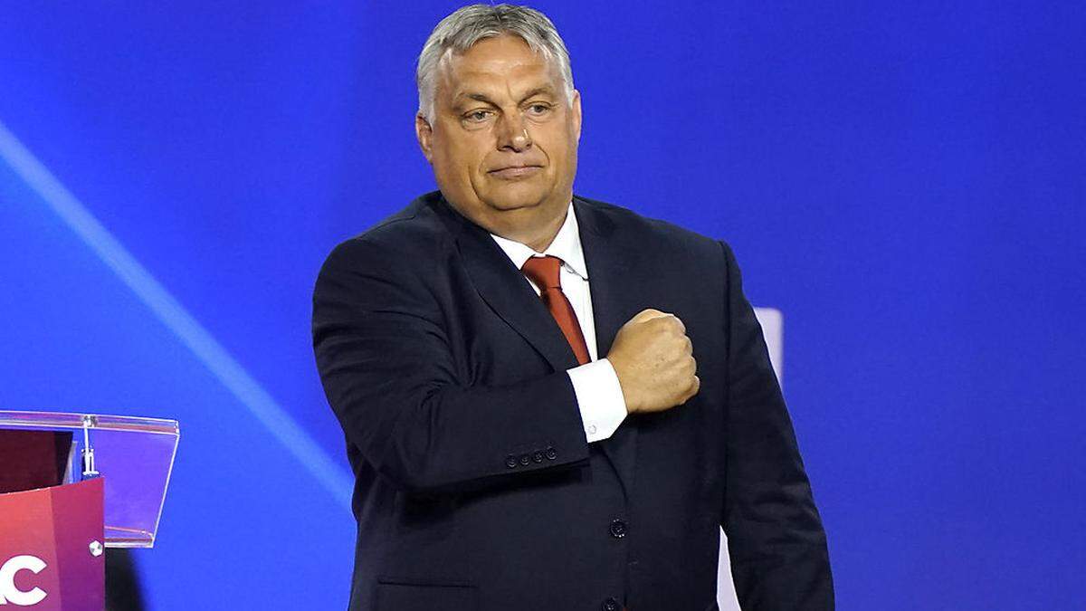 Orban bediente sich in seiner Rede immer wieder der Kriegsrhetorik