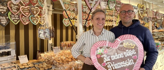 Andrea und David Weber vom „Süßen Paradies“