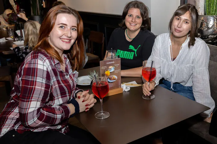 Klassisch italienisch gab es auch reichlich Aperol Spritz.