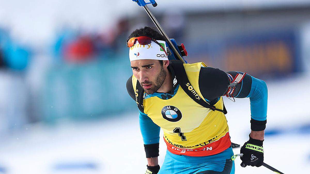 Martin Fourcade leistete sich einige Peinlichkeiten.