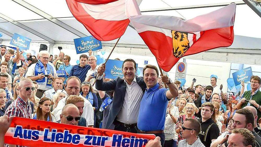 Wahlkampfauftakt der FPÖ in Oberösterreich