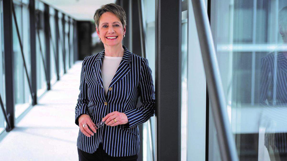 Sabine Herlitschka, Vorstandsvorsitzende bei Infineon und Teil der Initiative „Mehr Grips“