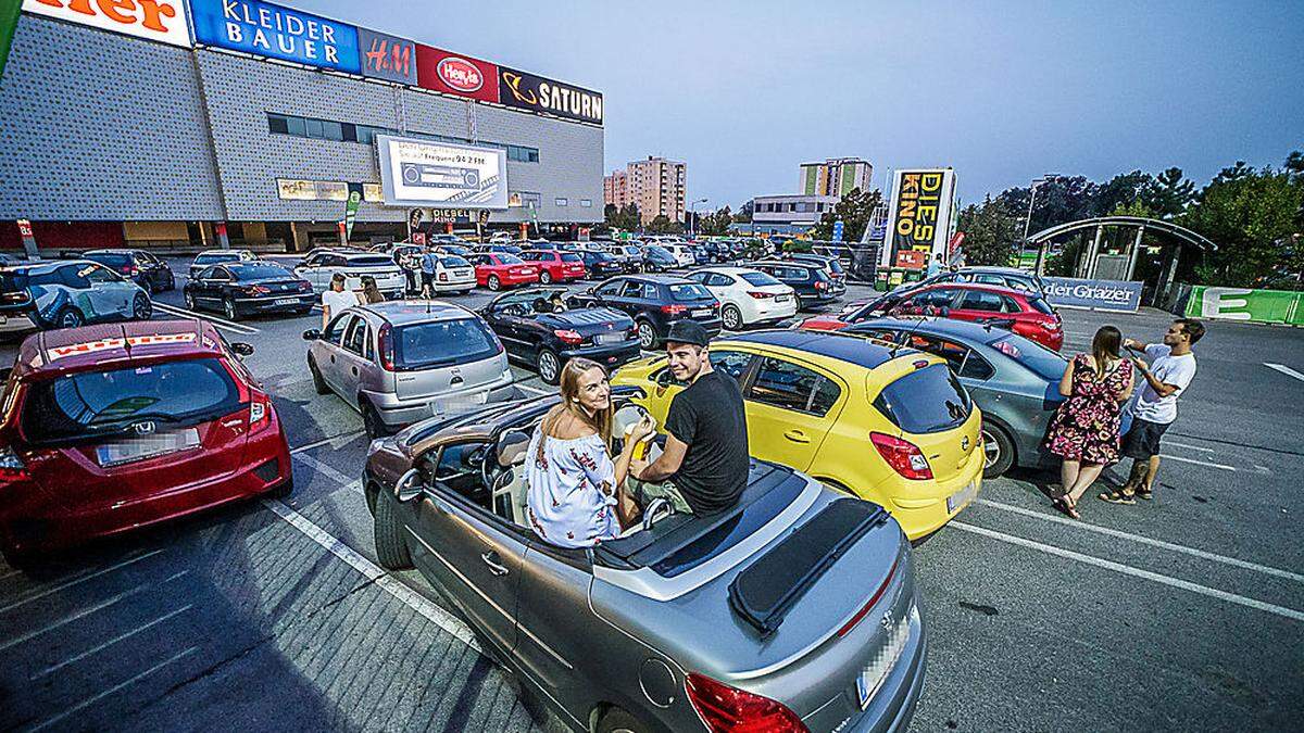 Das &quot;Diesel&quot;-Autokino beim Citypark wirft morgen die Projektoren an.