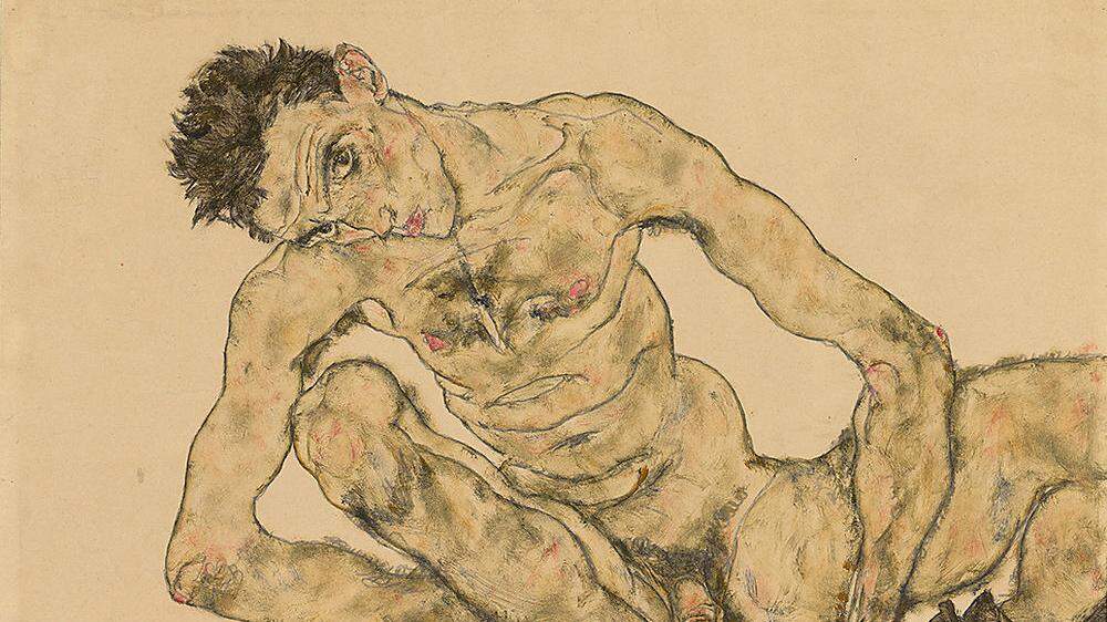 Egon Schiele: Selbstporträt aus dem Jahr 1916