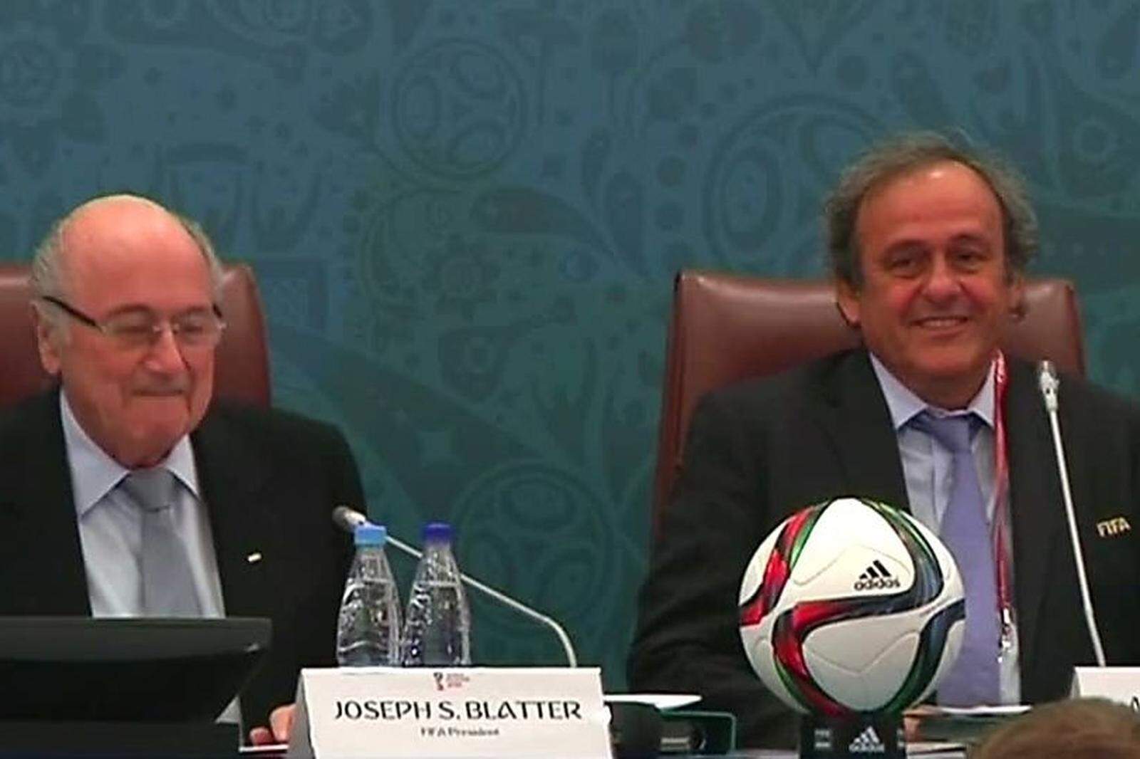 Sepp Blatter (links) und Sepp Blatter